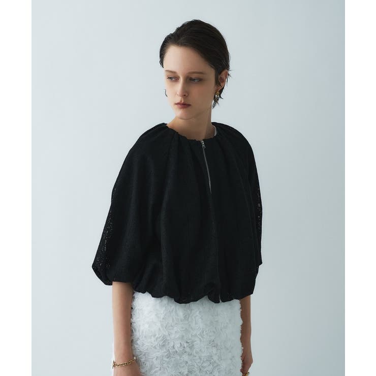 レースシアーブルゾン | cloenc | 詳細画像9 