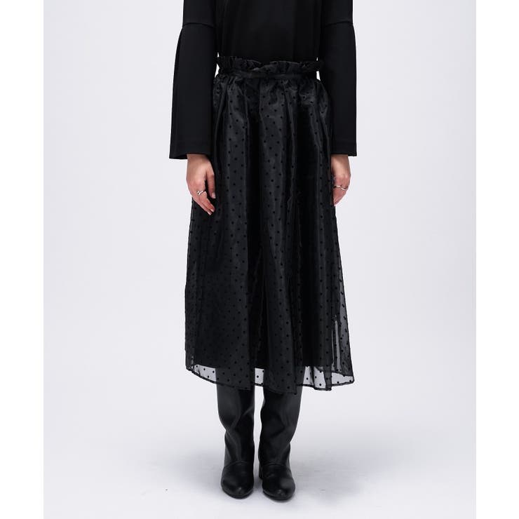 【セットアイテム オケージョン 手洗い可】ドットチュールレイヤードセットワンピー… | cloenc | 詳細画像47 