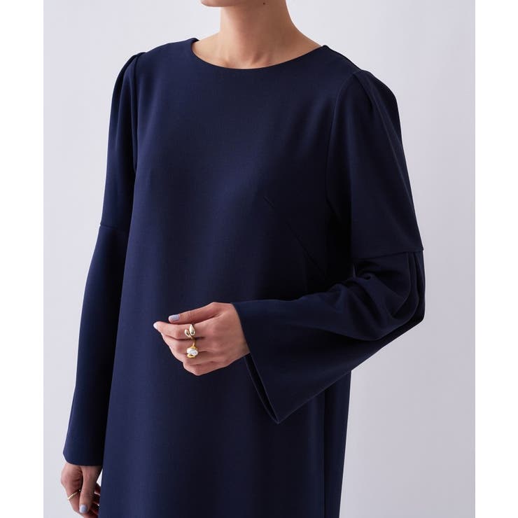 【セットアイテム オケージョン 手洗い可】ドットチュールレイヤードセットワンピー… | cloenc | 詳細画像24 