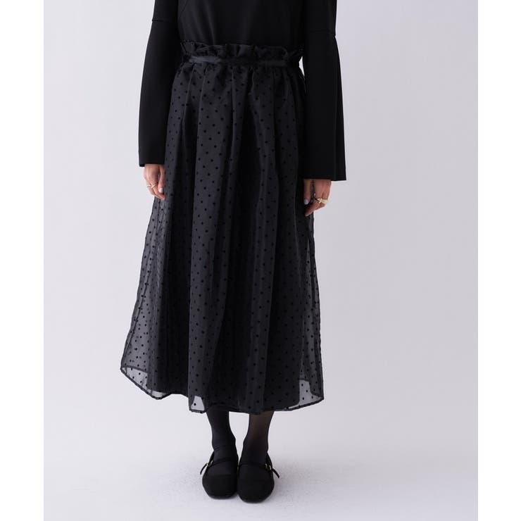 【セットアイテム オケージョン 手洗い可】ドットチュールレイヤードセットワンピー… | cloenc | 詳細画像35 