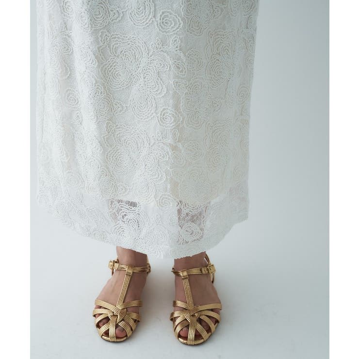 【手洗い可】レースイージーナロースカート | cloenc | 詳細画像15 