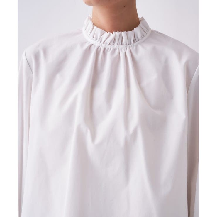【オケージョン／手洗い可】フリルフォルムブラウス | cloenc | 詳細画像9 