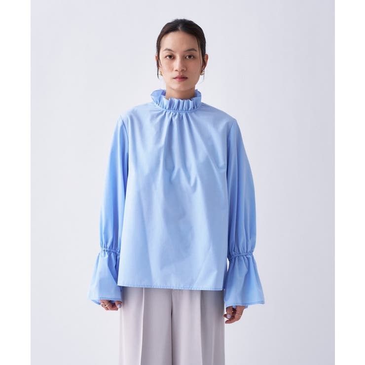 【オケージョン／手洗い可】フリルフォルムブラウス | cloenc | 詳細画像15 