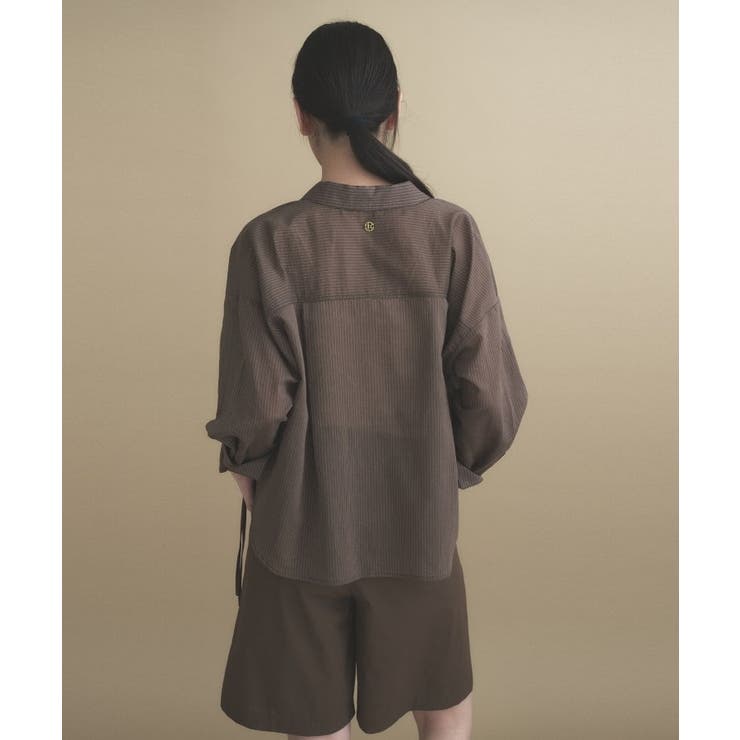 【再入荷】シアーストライプシャツ | cloenc | 詳細画像33 