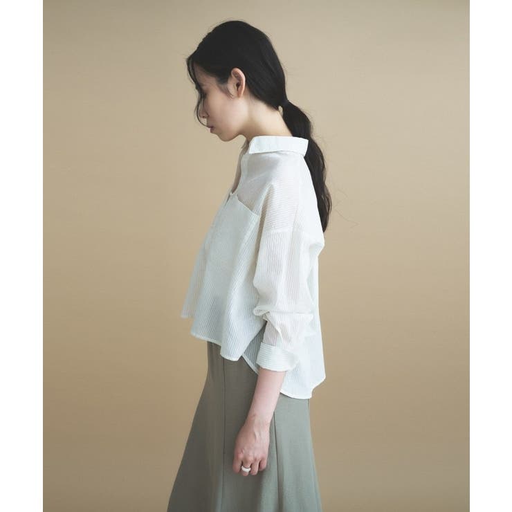 【再入荷】シアーストライプシャツ | cloenc | 詳細画像39 
