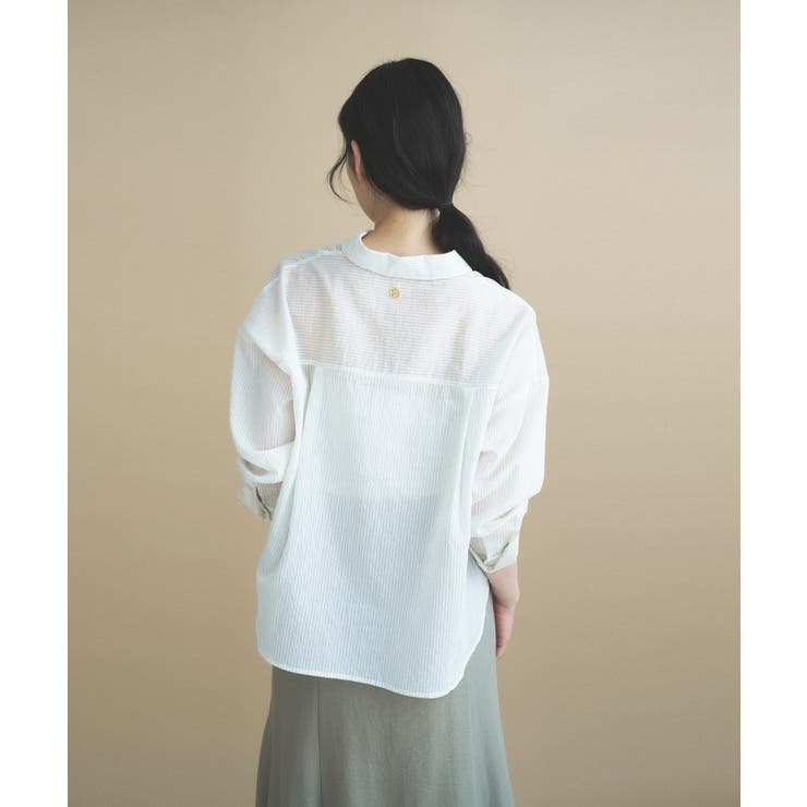 【再入荷】シアーストライプシャツ | cloenc | 詳細画像40 