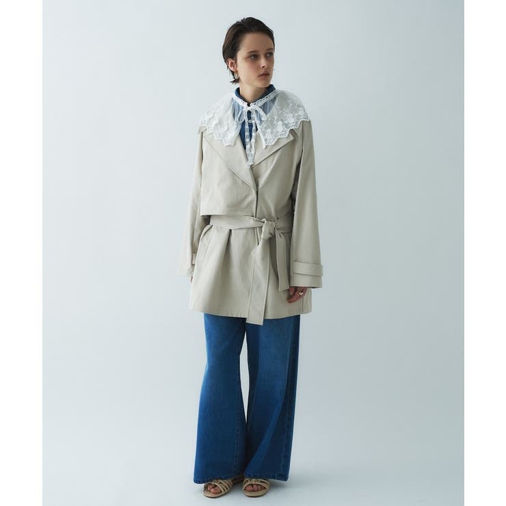 ショートトレンチコート | cloenc | 詳細画像4 