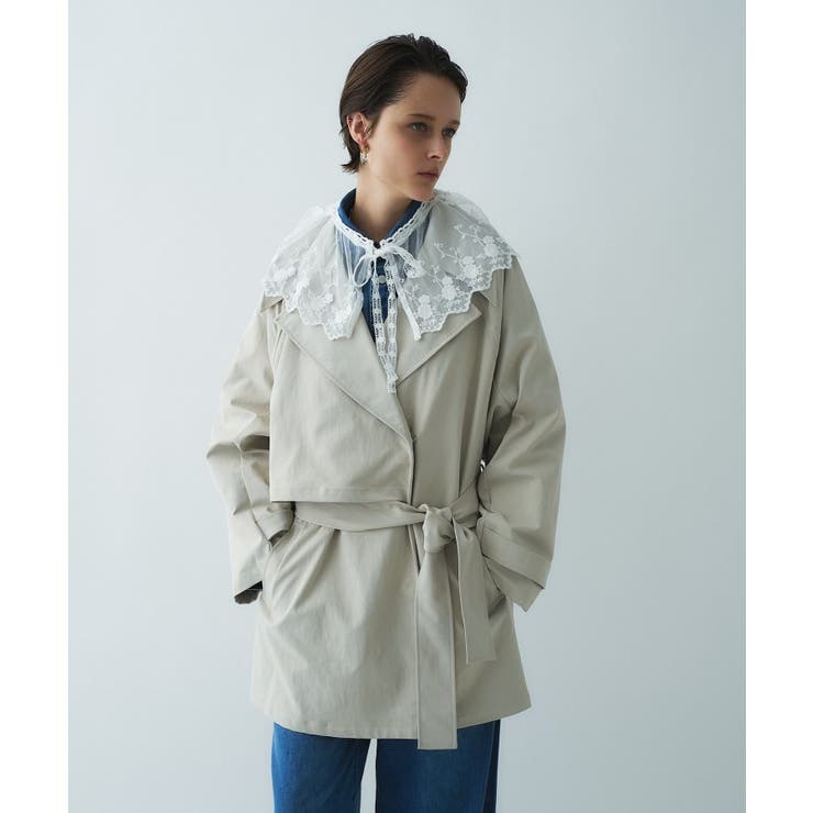 ショートトレンチコート | cloenc | 詳細画像5 