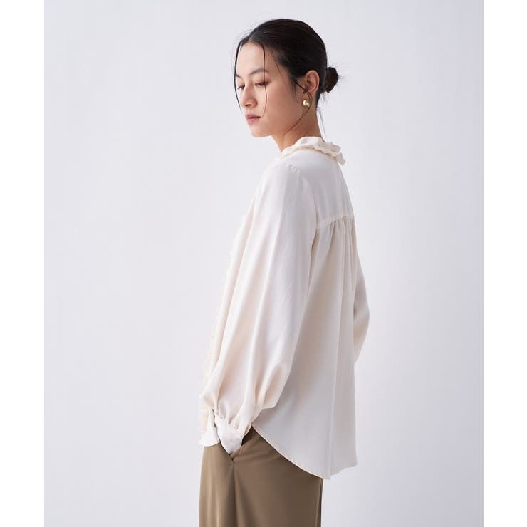 【オケージョン／手洗い可】フリルブラウス | cloenc | 詳細画像19 