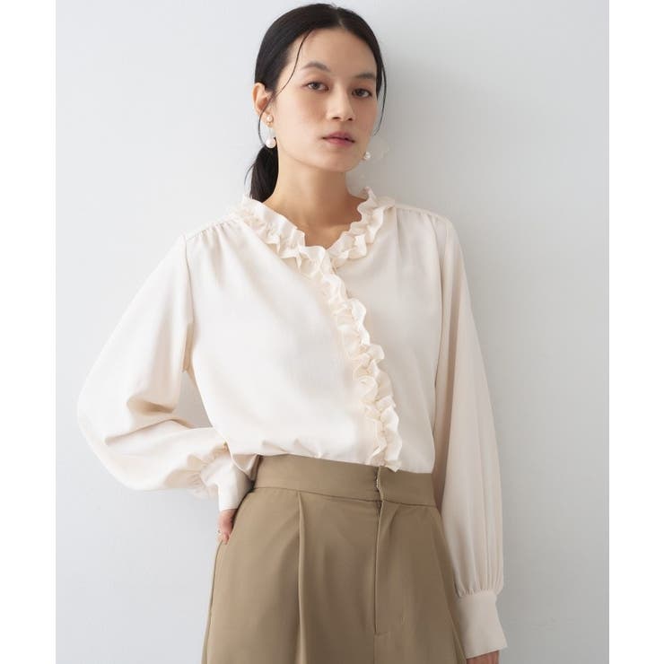 【オケージョン／手洗い可】フリルブラウス | cloenc | 詳細画像3 