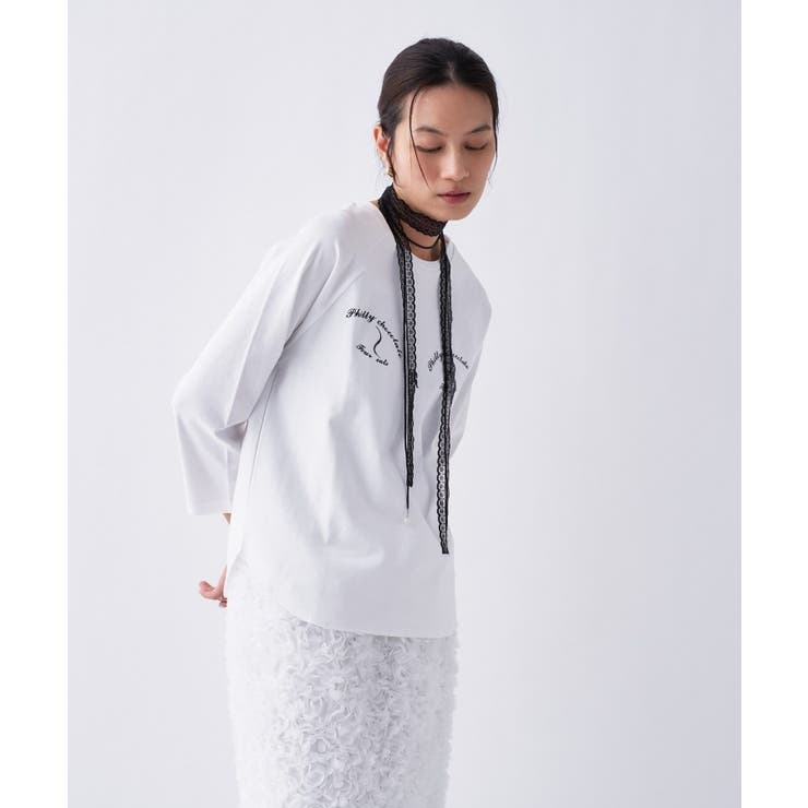 【Philly chocolateコラボ】キャットプリントロングTシャツ | cloenc | 詳細画像6 