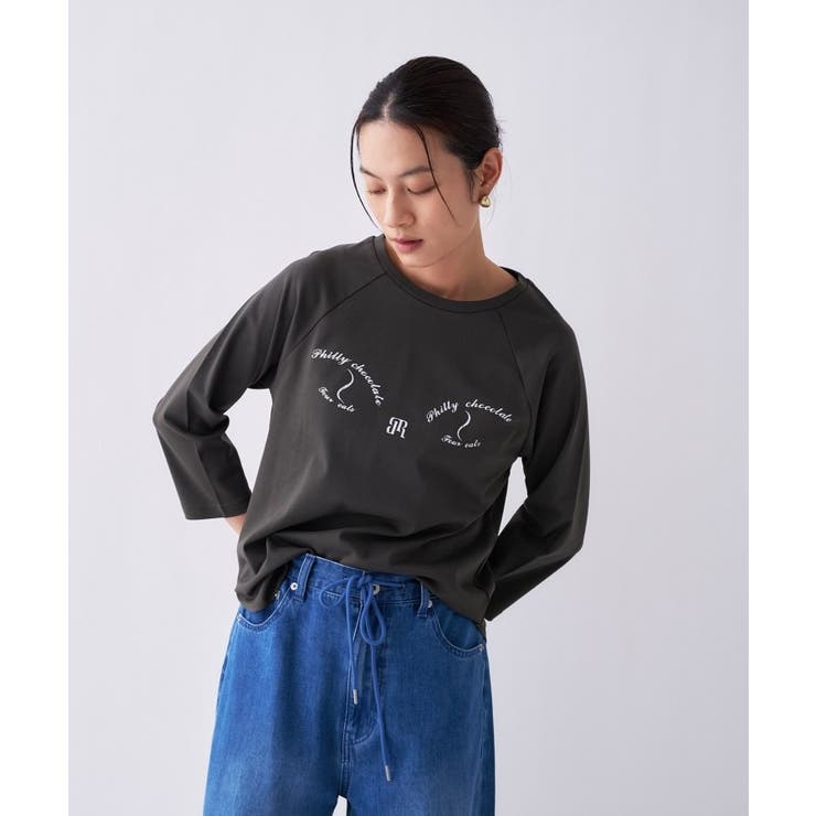 【Philly chocolateコラボ】キャットプリントロングTシャツ | cloenc | 詳細画像23 