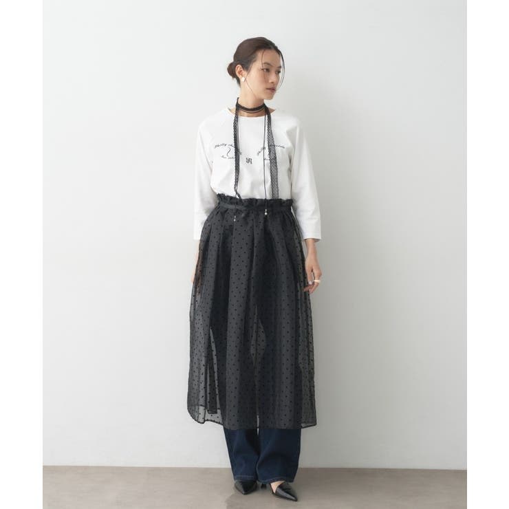 【Philly chocolateコラボ】キャットプリントロングTシャツ | cloenc | 詳細画像2 