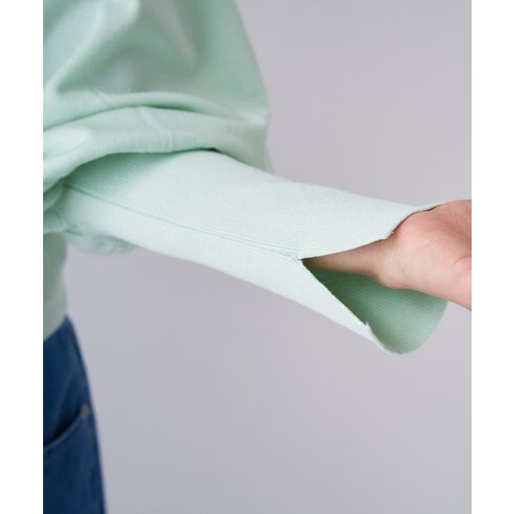 【2way／手洗い可】2wayレースパフスリーブニット | cloenc | 詳細画像37 