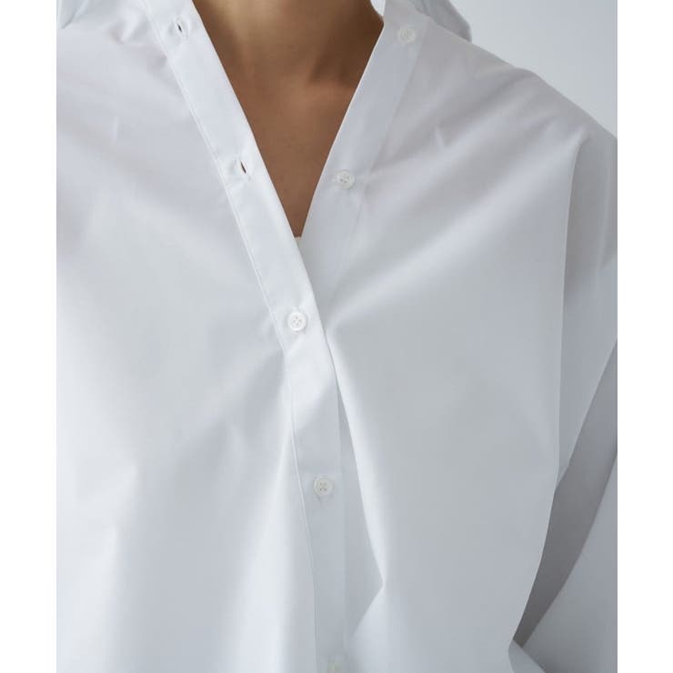 【手洗い可】バックギャザールーズシャツ | cloenc | 詳細画像12 