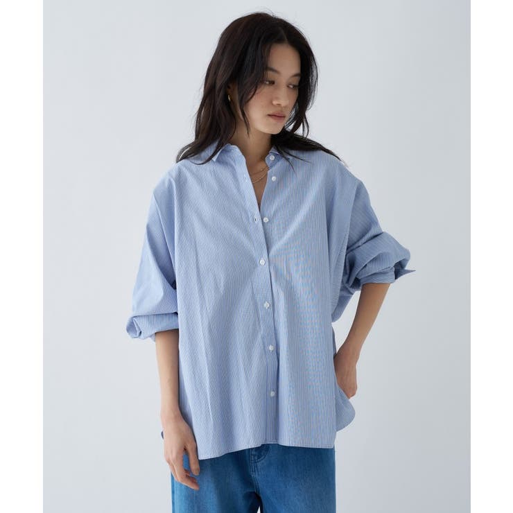 【手洗い可】バックギャザールーズシャツ | cloenc | 詳細画像23 