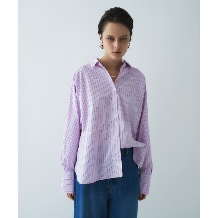 【手洗い可】バックギャザールーズシャツ | cloenc | 詳細画像3 