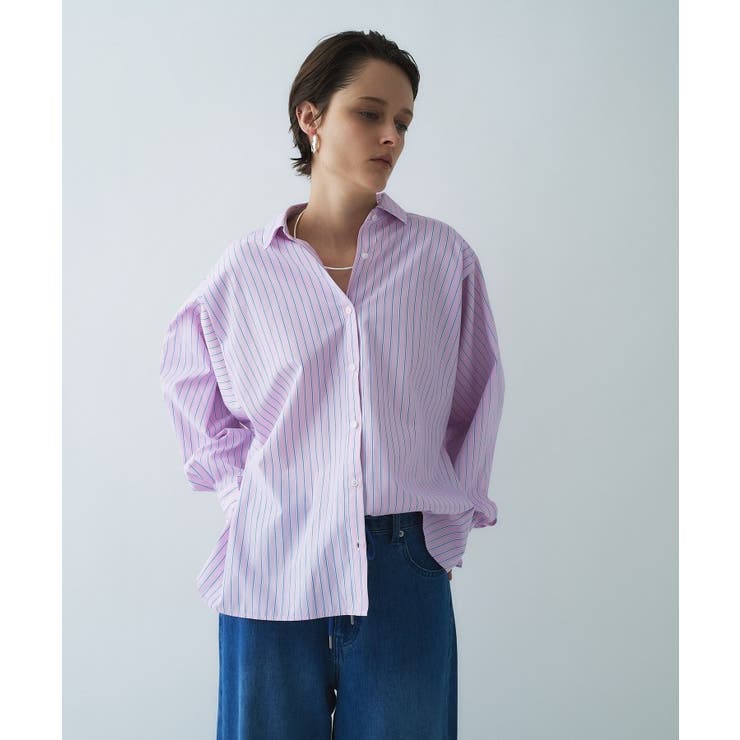 【手洗い可】バックギャザールーズシャツ | cloenc | 詳細画像4 