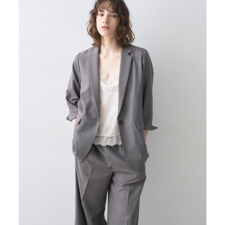 【ひんやり UVカット マシンウォッシュ】ハーフスリーブジャケット | cloenc | 詳細画像1 