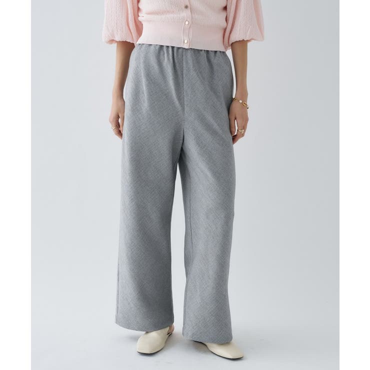 【セットアップ／接触冷感／マシンウォッシュ】リネンライクイージーパンツ | cloenc | 詳細画像11 