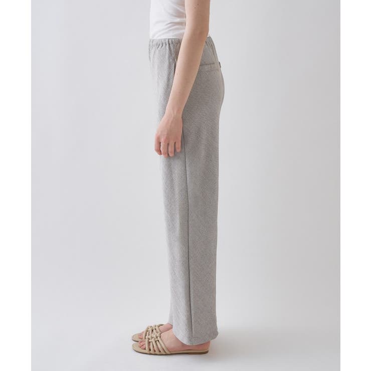 【セットアップ／接触冷感／マシンウォッシュ】リネンライクイージーパンツ | cloenc | 詳細画像20 