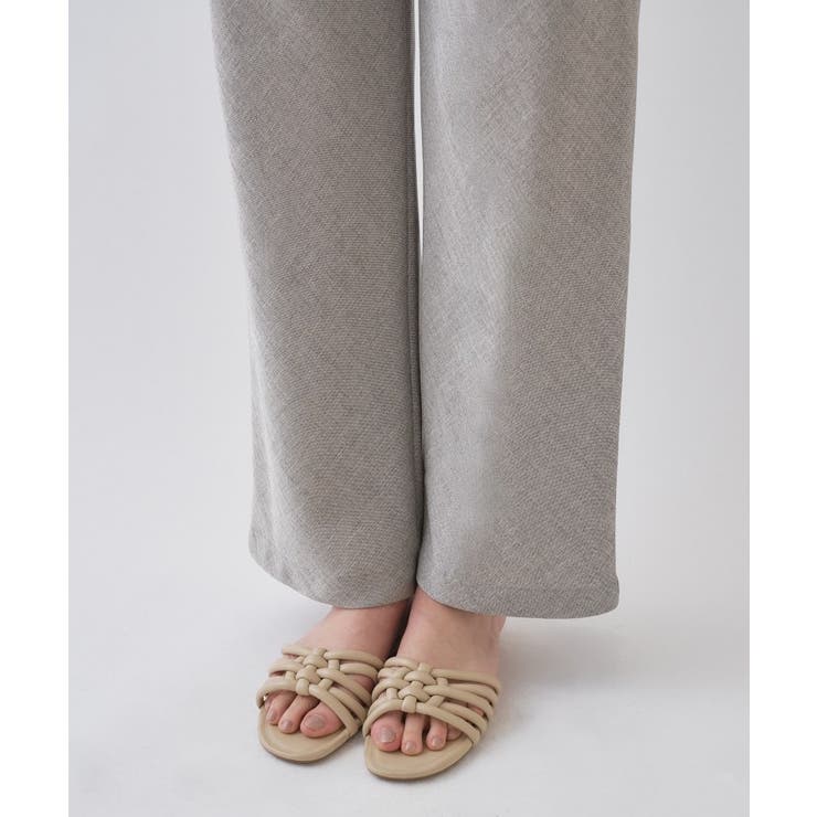 【セットアップ／接触冷感／マシンウォッシュ】リネンライクイージーパンツ | cloenc | 詳細画像24 