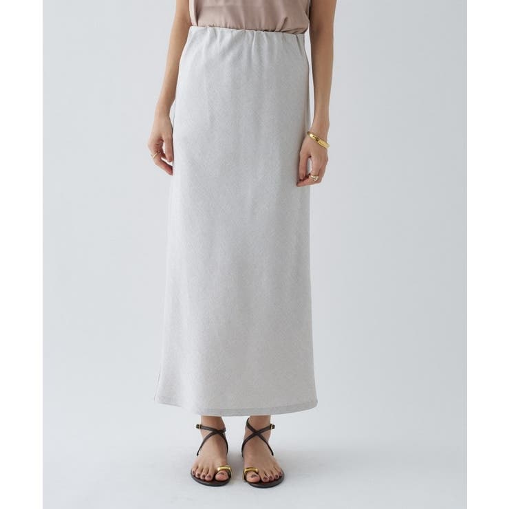 【セットアップ／接触冷感／マシンウォッシュ】リネンライクシャークスカート | cloenc | 詳細画像20 