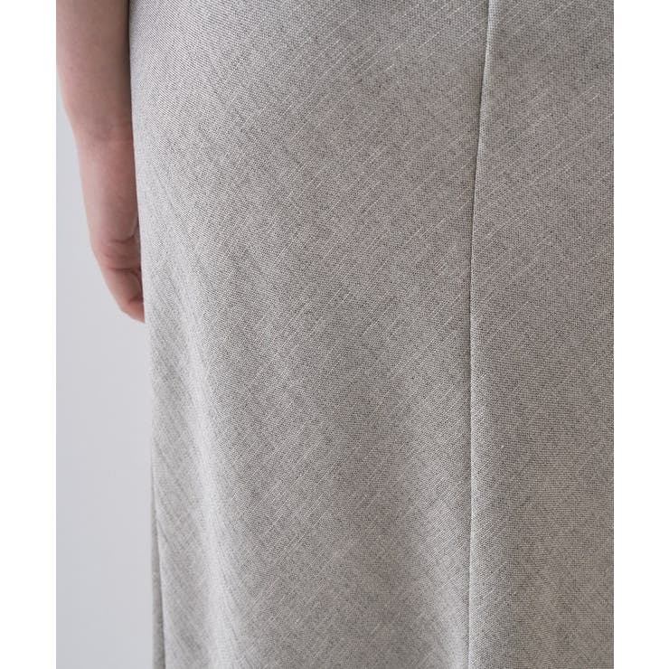 【セットアップ／接触冷感／マシンウォッシュ】リネンライクシャークスカート | cloenc | 詳細画像10 