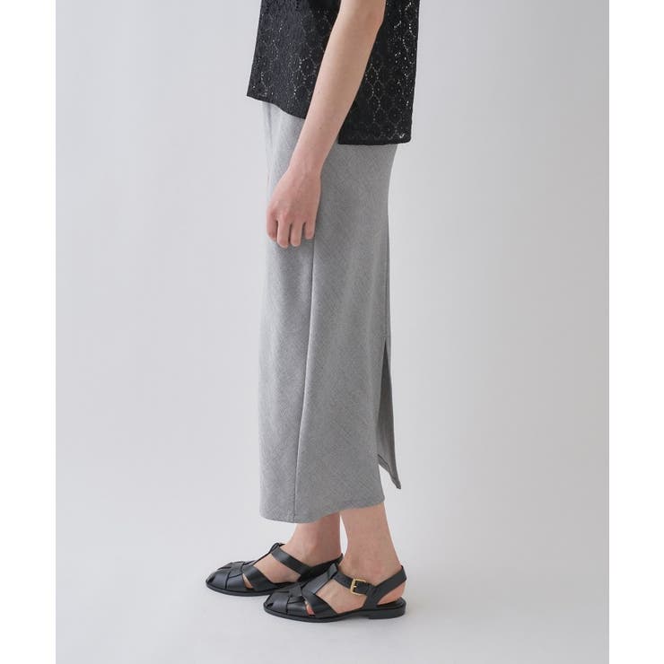 【セットアップ／接触冷感／マシンウォッシュ】リネンライクシャークスカート | cloenc | 詳細画像17 