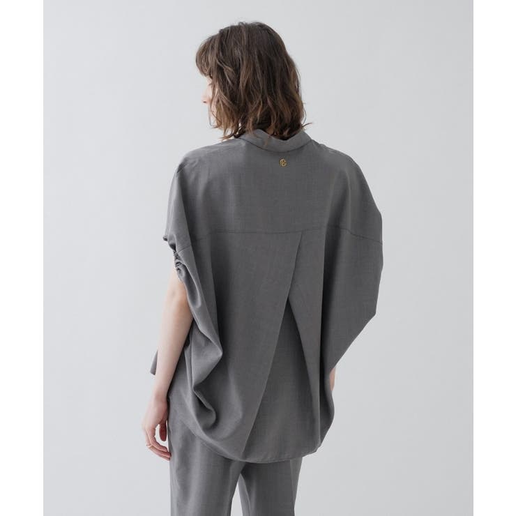 【接触冷感／UVカット／マシンウォッシュ】バルーンオーバーシャツ | cloenc | 詳細画像19 