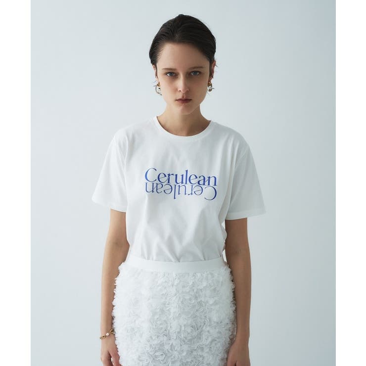 ホワイト(201) | ロゴプリントTシャツ｜リサイクルポリエステル | cloenc