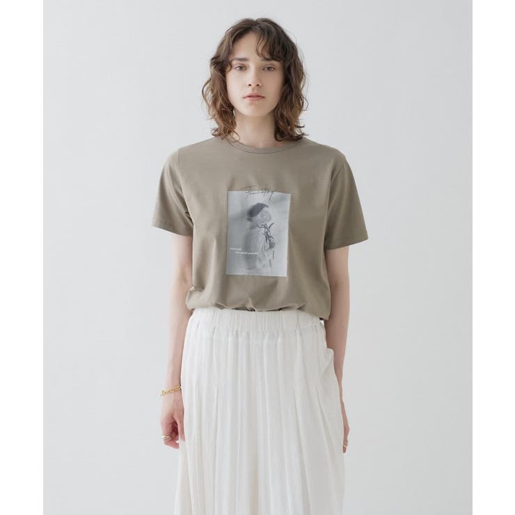 カーキ(827) | フォトプリントTシャツ｜リサイクルポリエステル | cloenc