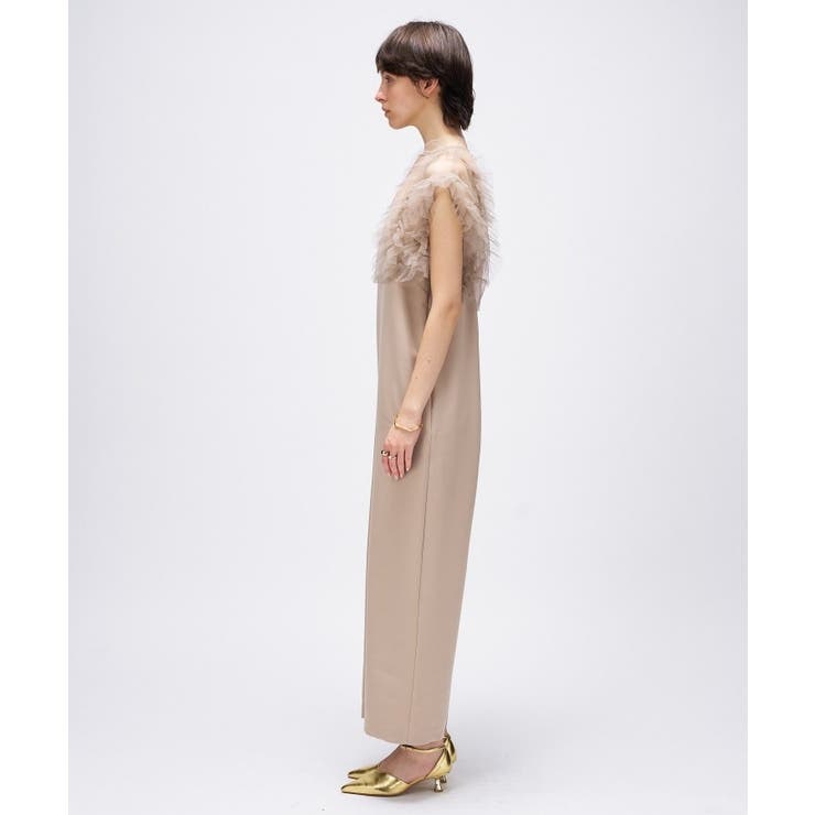 【セットアイテム オケージョン 手洗い可】フリルチュールボレロセットオールインワ… | cloenc | 詳細画像11 