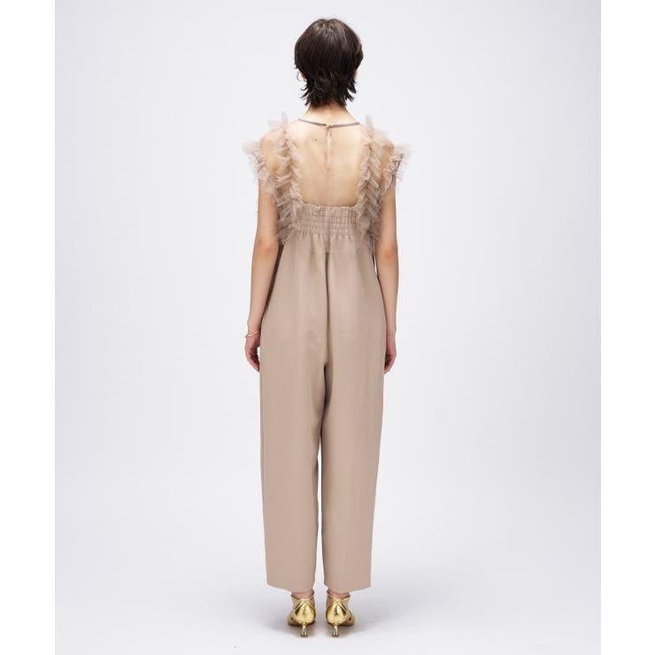 【セットアイテム オケージョン 手洗い可】フリルチュールボレロセットオールインワ… | cloenc | 詳細画像12 