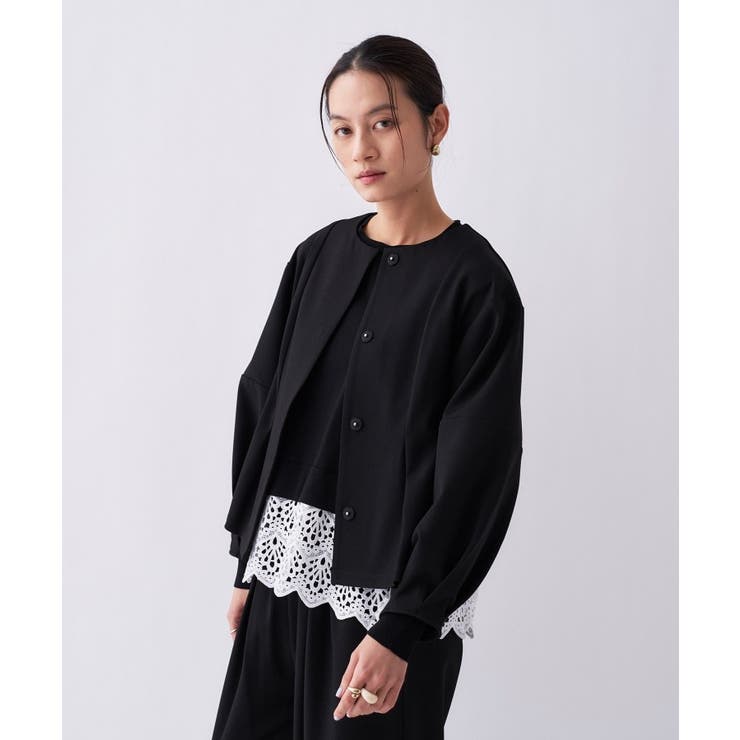 【セットアップ／オケージョン／手洗い可】フォルムジャケット | cloenc | 詳細画像8 