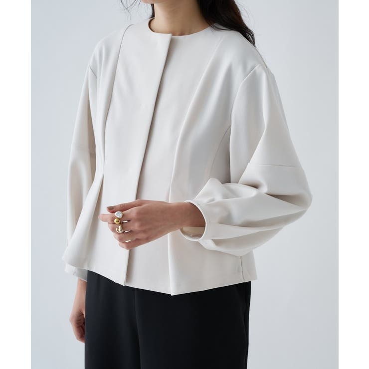 【セットアップ／オケージョン／手洗い可】フォルムジャケット | cloenc | 詳細画像27 