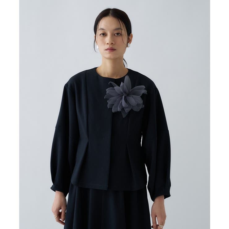 【セットアップ／オケージョン／手洗い可】フォルムジャケット | cloenc | 詳細画像35 