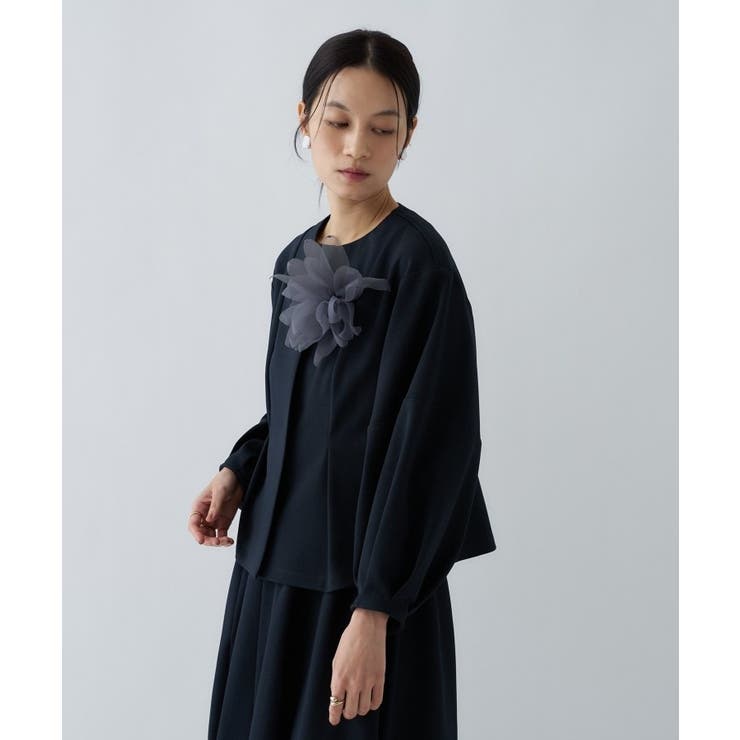 【セットアップ／オケージョン／手洗い可】フォルムジャケット | cloenc | 詳細画像37 