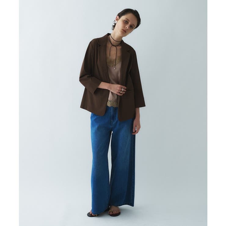 【接触冷感／UVカット／マシンウォッシュ】エアリーライトジャケット | cloenc | 詳細画像1 