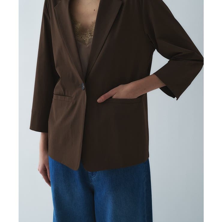 【接触冷感／UVカット／マシンウォッシュ】エアリーライトジャケット | cloenc | 詳細画像8 