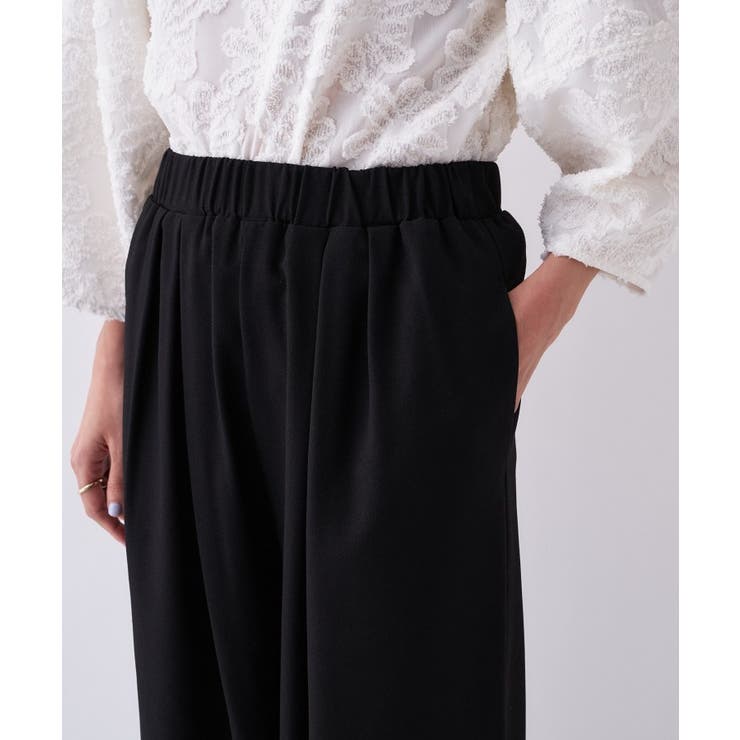 【セットアップ／オケージョン／マシンウォッシュ】ツイルイージータックパンツ | cloenc | 詳細画像11 