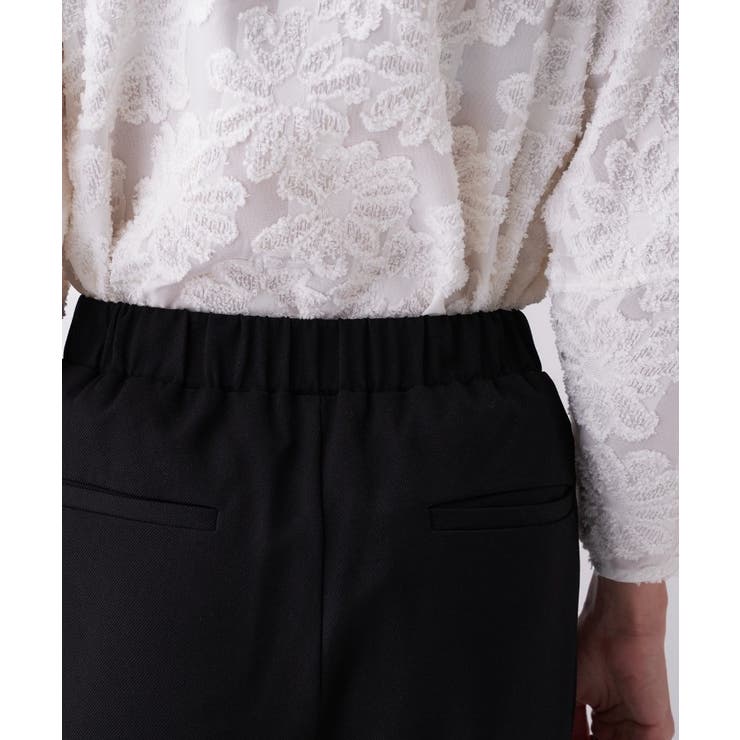 【セットアップ／オケージョン／マシンウォッシュ】ツイルイージータックパンツ | cloenc | 詳細画像15 