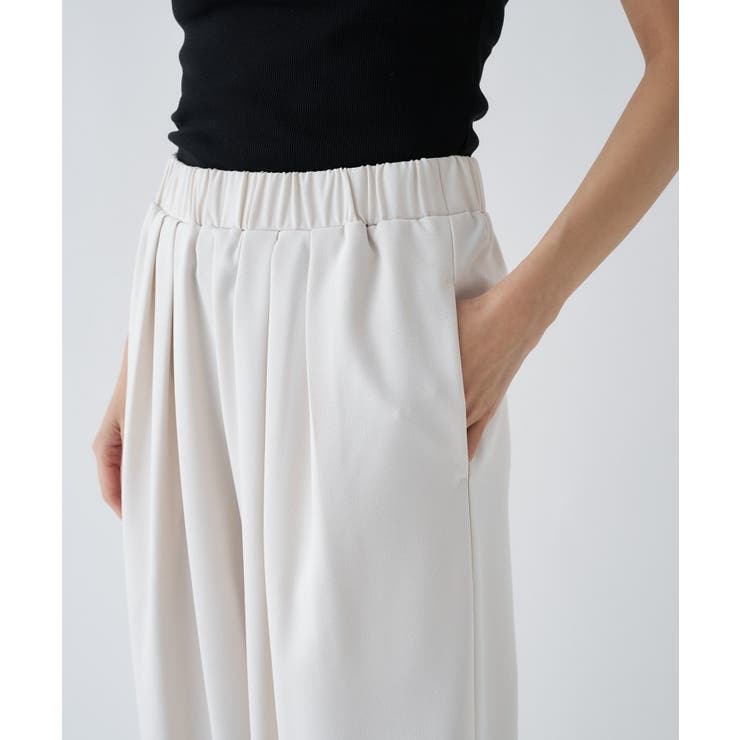 【セットアップ／オケージョン／マシンウォッシュ】ツイルイージータックパンツ | cloenc | 詳細画像26 