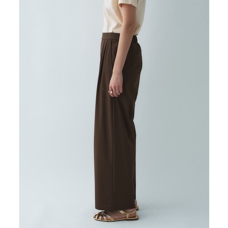 【接触冷感／UVカット／マシンウォッシュ】エアリークロスストレートパンツ | cloenc | 詳細画像18 