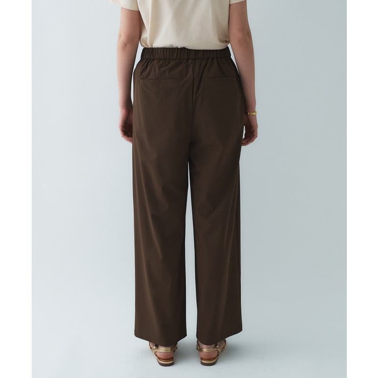 【接触冷感／UVカット／マシンウォッシュ】エアリークロスストレートパンツ | cloenc | 詳細画像19 