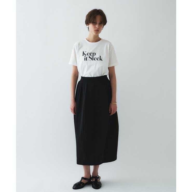【セットアップ／マシンウォッシュ】コクーンツイルスカート | cloenc | 詳細画像7 