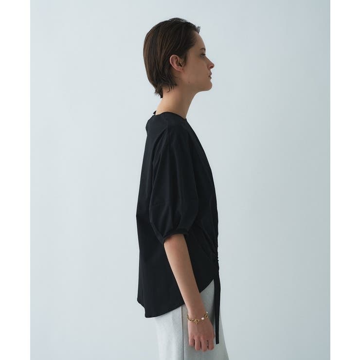 【接触冷感／UVカット／マシンウォッシュ】エアリーパフスリーブプルオーバー | cloenc | 詳細画像9 