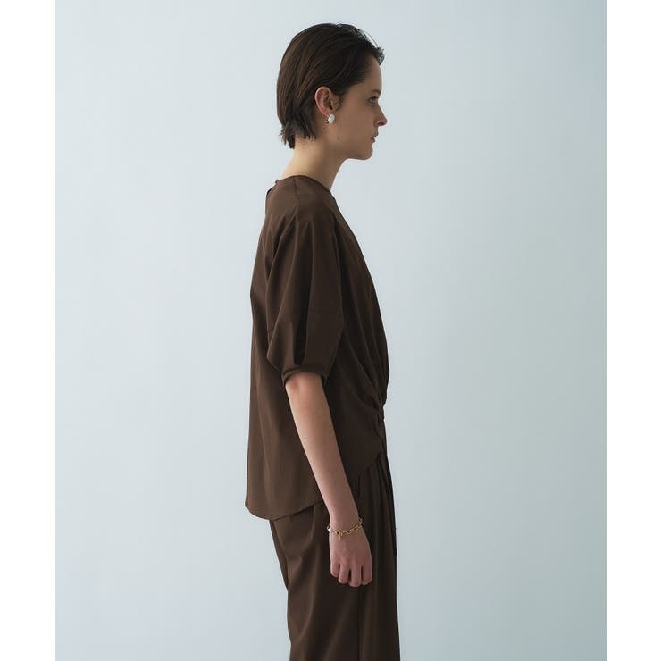 【接触冷感／UVカット／マシンウォッシュ】エアリーパフスリーブプルオーバー | cloenc | 詳細画像13 