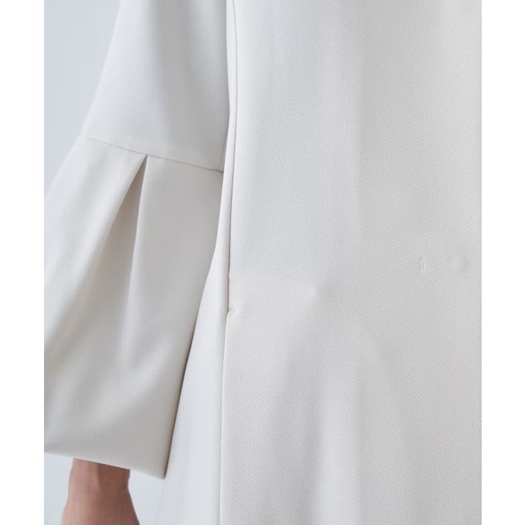 【セットアップ／オケージョン／手洗い可】フレアスリーブミドルコート | cloenc | 詳細画像25 