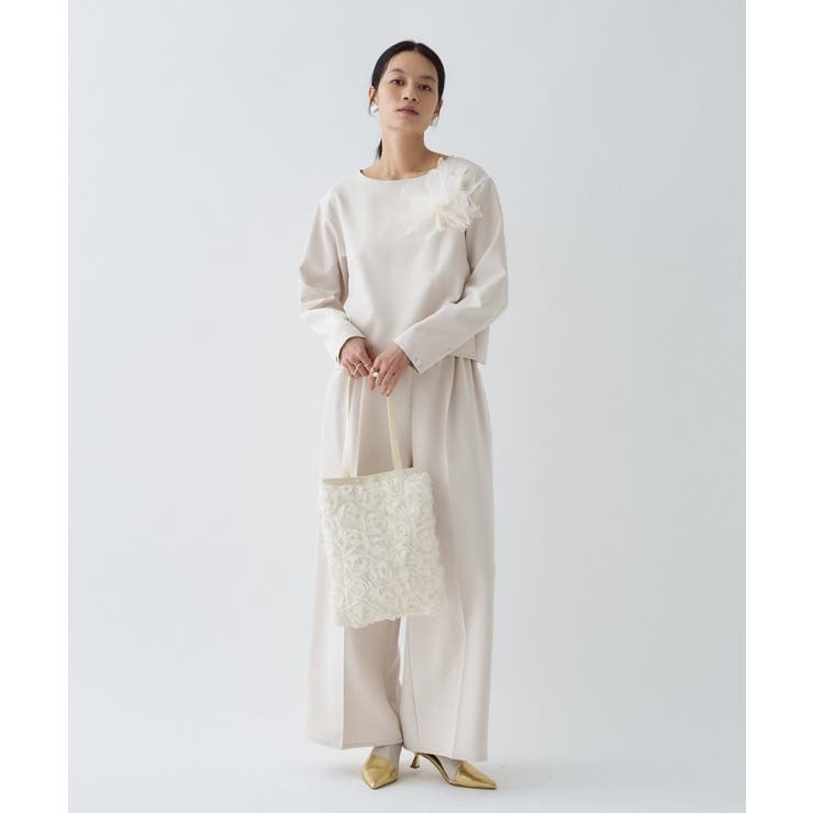 フラワーベールトートバッグ | cloenc | 詳細画像3 